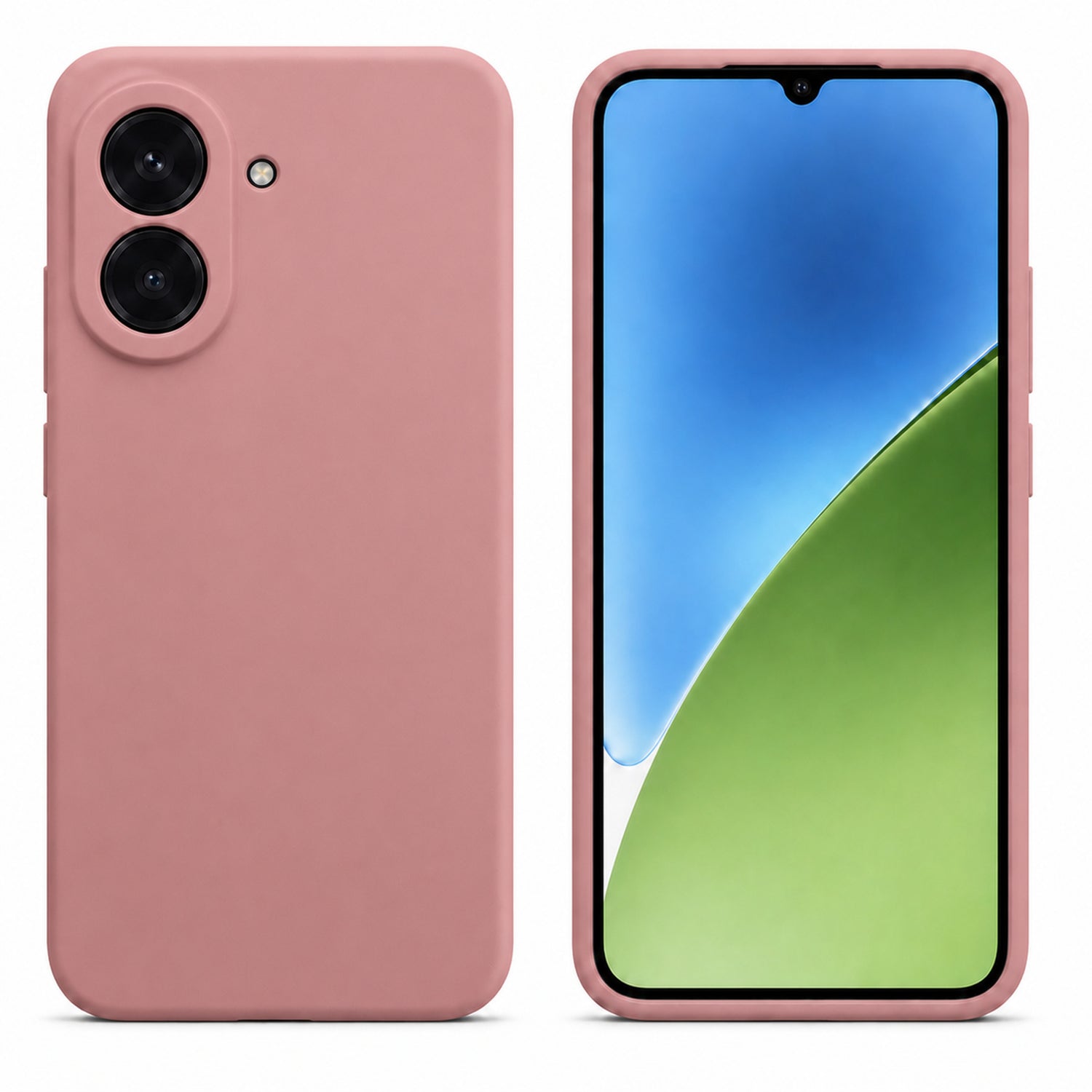 Xiaomi Redmi A5 Silicone Pro Silikon Hülle in Altrosa – Produktansicht