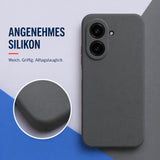 Xiaomi Redmi A5 Silicone Pro Silikon Hülle Anthrazit – Detailansicht 1