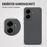 Xiaomi Redmi A5 Silicone Pro Silikon Hülle Anthrazit – Detailansicht 2