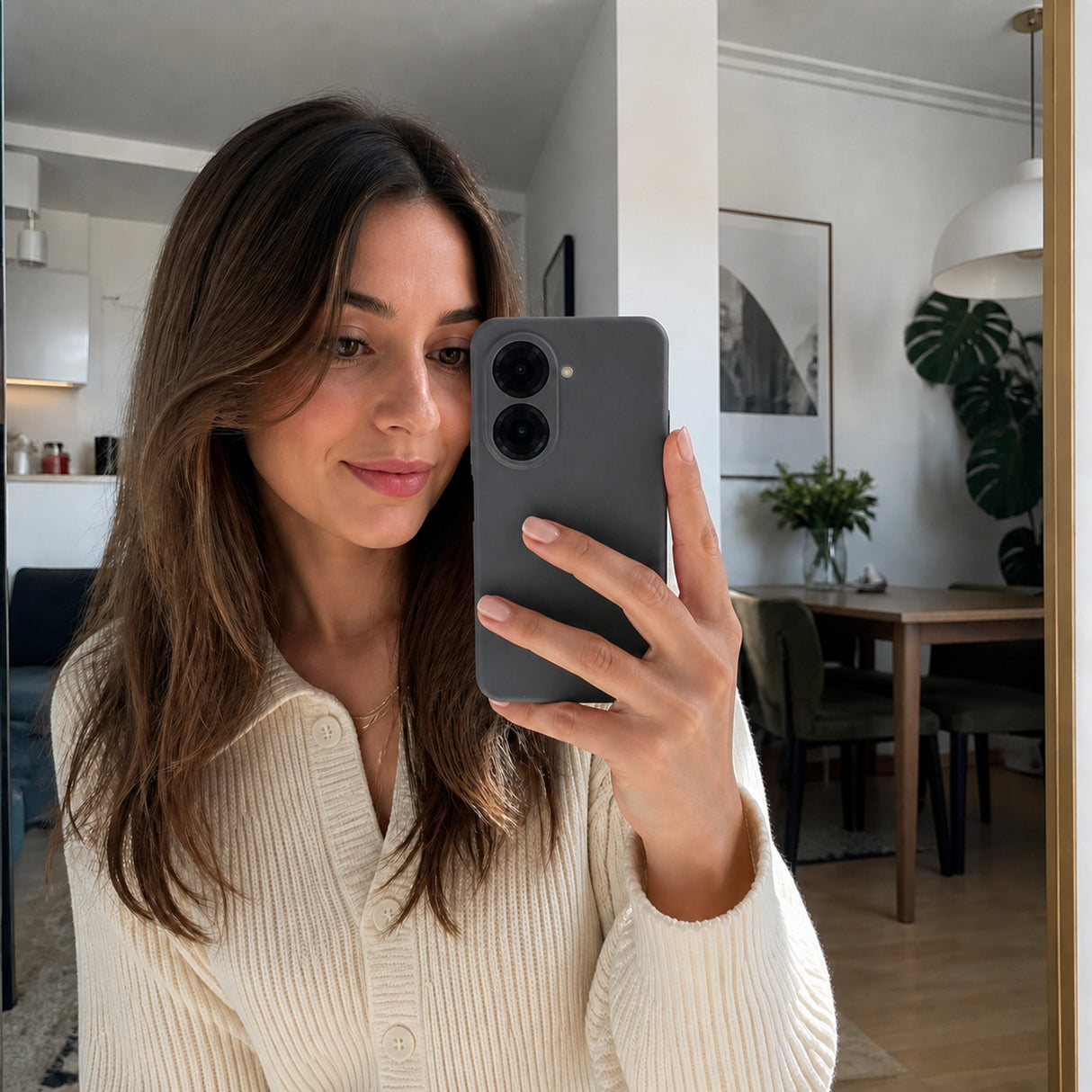 Xiaomi Redmi A5 Silicone Pro Silikon Hülle Anthrazit – Detailansicht 6