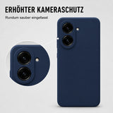 Xiaomi Redmi A5 Silicone Pro Silikon Hülle Marineblau – Detailansicht 2