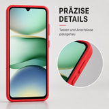 Xiaomi Redmi A5 Silicone Pro Silikon Hülle Rot – Detailansicht 3