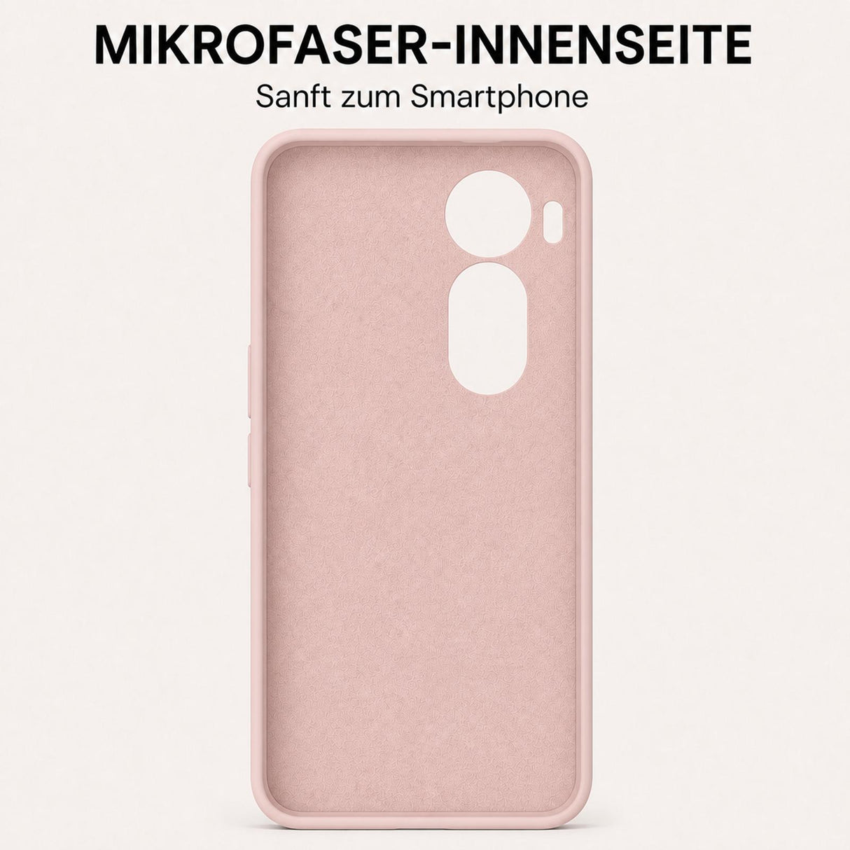 Xiaomi Redmi A7 Pro - Silikon Hülle Soft-Touch Altrosa