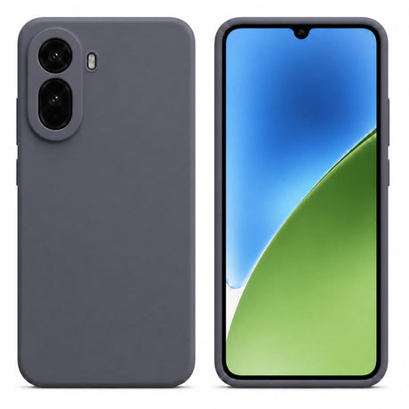 Xiaomi Redmi A7 Pro - Silikon Hülle Soft-Touch Anthrazit