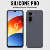 Xiaomi Redmi A7 Pro - Silikon Hülle Soft-Touch Anthrazit