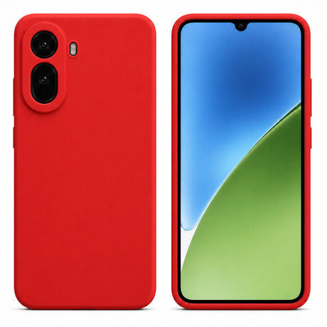 Xiaomi Redmi A7 Pro - Silikon Hülle Soft-Touch Rot
