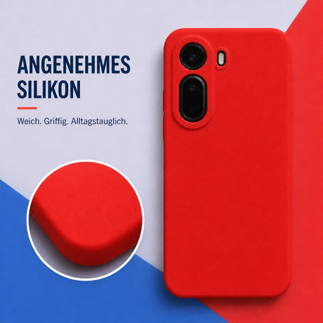 Xiaomi Redmi A7 Pro - Silikon Hülle Soft-Touch Rot