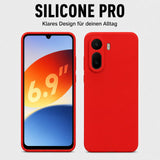 Xiaomi Redmi A7 Pro - Silikon Hülle Soft-Touch Rot