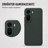 Xiaomi Redmi A7 Pro - Silikon Hülle Soft-Touch Tannengrün