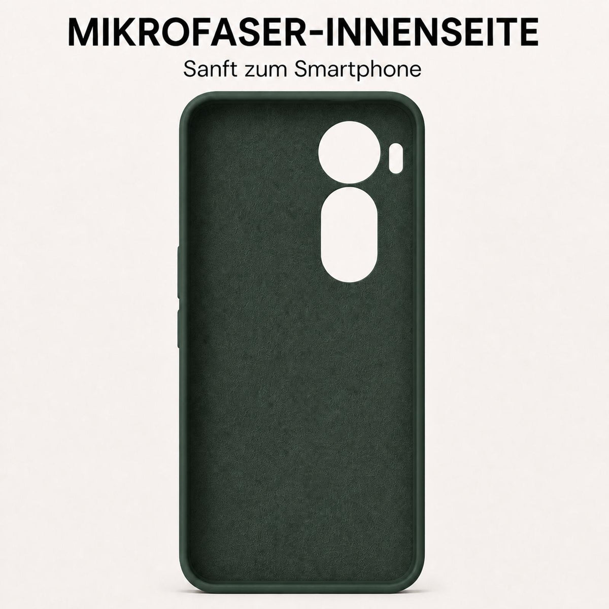 Xiaomi Redmi A7 Pro - Silikon Hülle Soft-Touch Tannengrün
