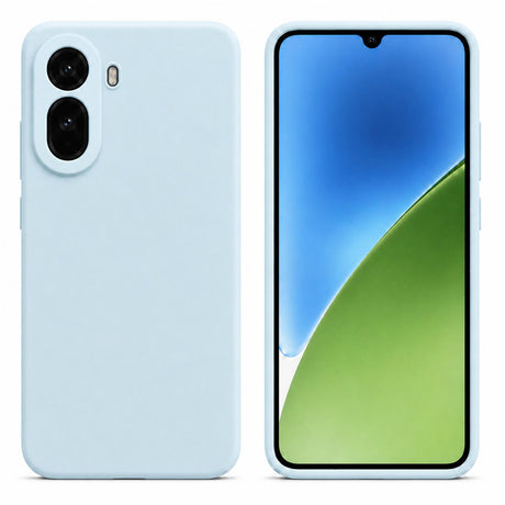 Xiaomi Redmi A7 Pro - Silikon Hülle Soft-Touch Wolkenblau