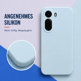 Xiaomi Redmi A7 Pro - Silikon Hülle Soft-Touch Wolkenblau
