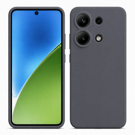 Xiaomi Redmi Note 13 4G Silicone Pro Silikon Hülle in Anthrazit – Produktansicht