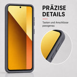 Xiaomi Redmi Note 13 5G Silicone Pro Silikon Hülle Anthrazit – Detailansicht 3