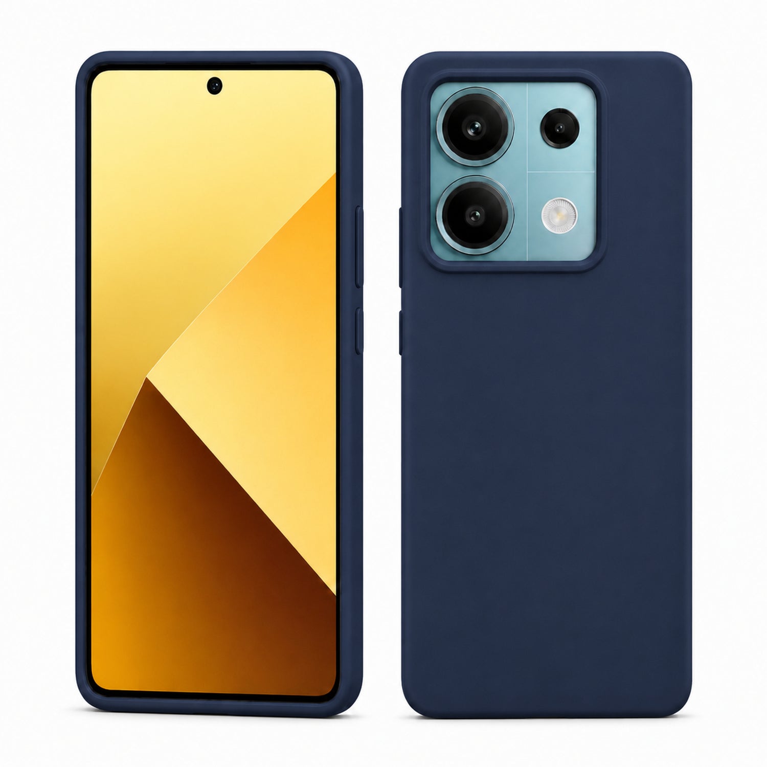 Xiaomi Redmi Note 13 5G Silicone Pro Silikon Hülle in Marineblau – Produktansicht