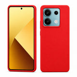Xiaomi Redmi Note 13 5G Silicone Pro Silikon Hülle in Rot – Produktansicht