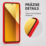Xiaomi Redmi Note 13 5G Silicone Pro Silikon Hülle Rot – Detailansicht 3