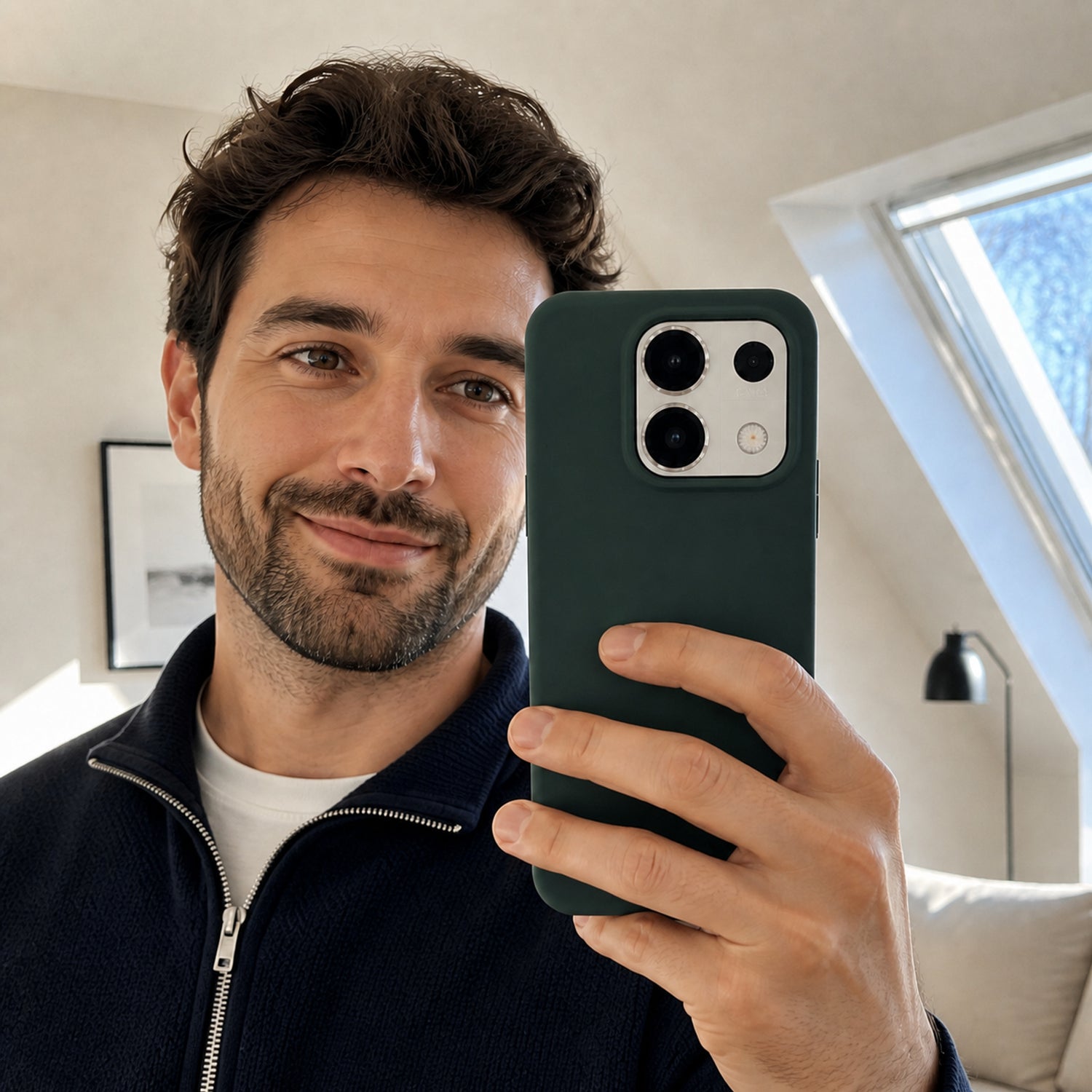 Xiaomi Redmi Note 13 5G Silicone Pro Silikon Hülle Tannengrün – Detailansicht 6