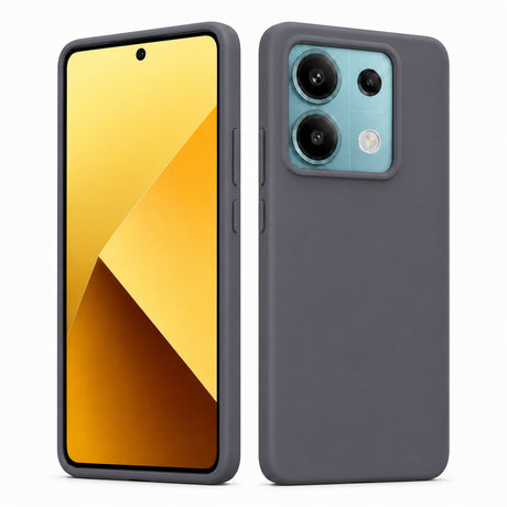 Xiaomi Redmi Note 13 Pro 5G Silicone Pro Silikon Hülle in Anthrazit – Produktansicht