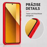 Xiaomi Redmi Note 13 Pro 5G Silicone Pro Silikon Hülle Rot – Detailansicht 3