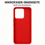 Xiaomi Redmi Note 13 Pro 5G Silicone Pro Silikon Hülle Rot – Detailansicht 4