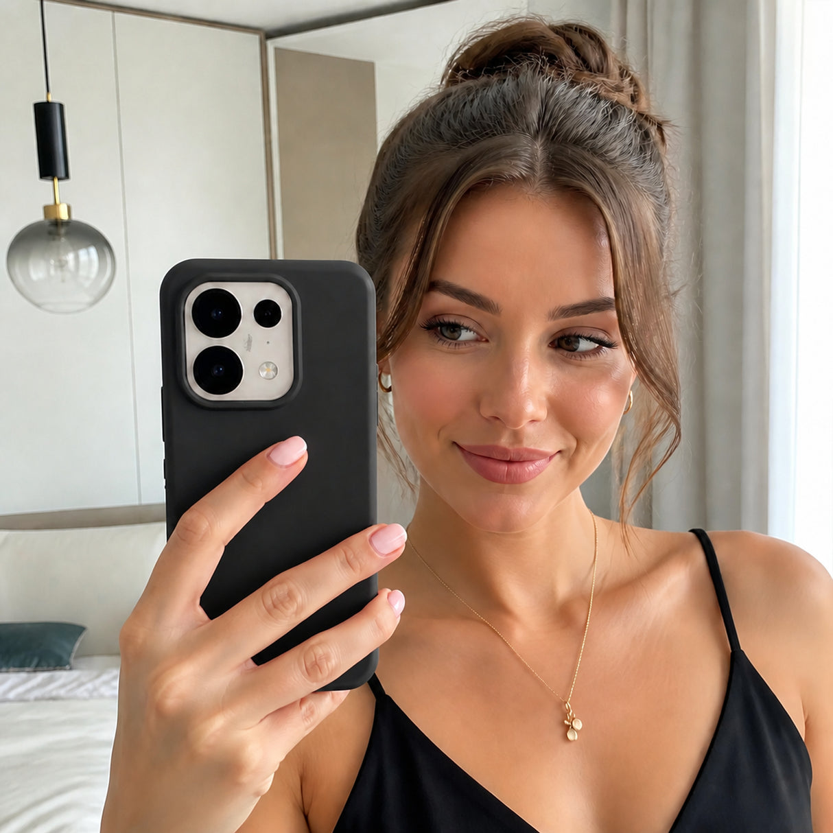 Xiaomi Redmi Note 13 Pro 5G Silicone Pro Silikon Hülle Schwarz – Detailansicht 6
