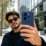 Xiaomi Redmi Note 14 4G Silicone Pro Silikon Hülle Marineblau – Detailansicht 6