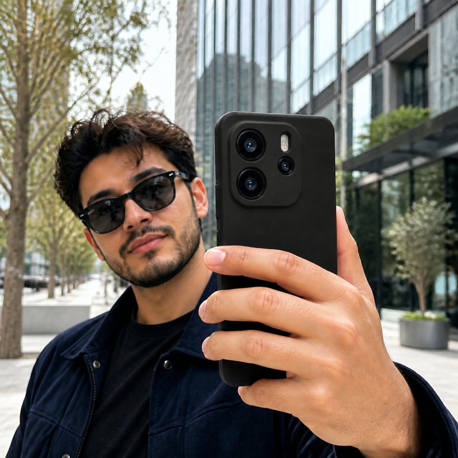 Xiaomi Redmi Note 14 4G Silicone Pro Silikon Hülle Schwarz – Detailansicht 6