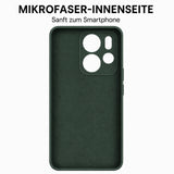 Xiaomi Redmi Note 14 4G Silicone Pro Silikon Hülle Tannengrün – Detailansicht 4