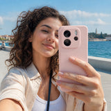 Xiaomi Redmi Note 14 5G Silicone Pro Silikon Hülle Altrosa – Detailansicht 6