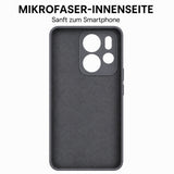Xiaomi Redmi Note 14 5G Silicone Pro Silikon Hülle Anthrazit – Detailansicht 4