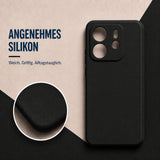 Xiaomi Redmi Note 14 5G Silicone Pro Silikon Hülle Schwarz – Detailansicht 1