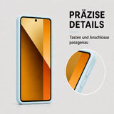 Xiaomi Redmi Note 14 5G Silicone Pro Silikon Hülle Wolkenblau – Detailansicht 3