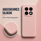 Xiaomi Redmi Note 14 Pro 5G Silicone Pro Silikon Hülle Altrosa – Detailansicht 1