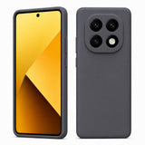 Xiaomi Redmi Note 14 Pro 5G Silicone Pro Silikon Hülle in Anthrazit – Produktansicht