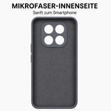 Xiaomi Redmi Note 14 Pro 5G Silicone Pro Silikon Hülle Anthrazit – Detailansicht 4