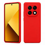 Xiaomi Redmi Note 14 Pro 5G Silicone Pro Silikon Hülle in Rot – Produktansicht