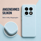 Xiaomi Redmi Note 14 Pro 5G Silicone Pro Silikon Hülle Wolkenblau – Detailansicht 1