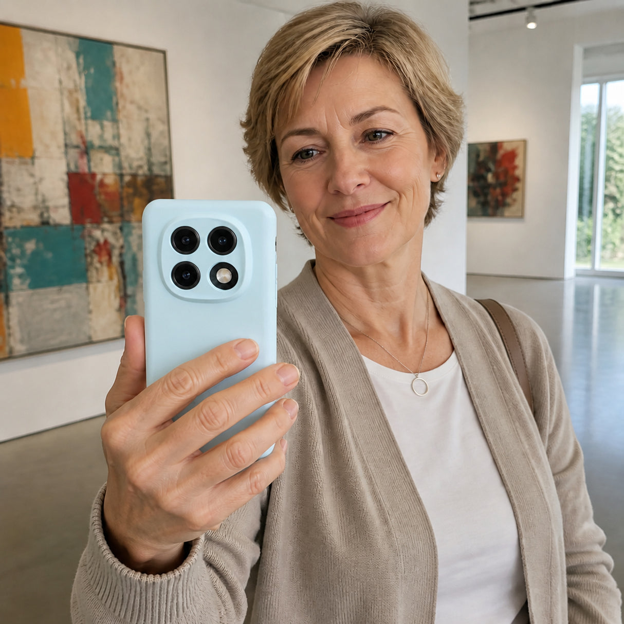 Xiaomi Redmi Note 14 Pro 5G Silicone Pro Silikon Hülle Wolkenblau – Detailansicht 6
