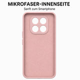 Xiaomi Redmi Note 14 Pro+ 5G Silicone Pro Silikon Hülle Altrosa – Detailansicht 4