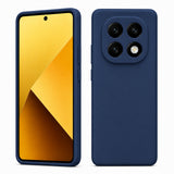 Xiaomi Redmi Note 14 Pro+ 5G Silicone Pro Silikon Hülle in Marineblau – Produktansicht