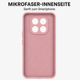 Xiaomi Redmi Note 15 4G / 5G Silicone Pro Silikon Hülle Altrosa – Detailansicht 4