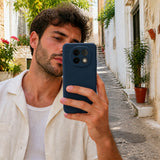 Xiaomi Redmi Note 15 4G / 5G Silicone Pro Silikon Hülle Marineblau – Detailansicht 6