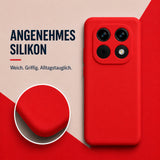 Xiaomi Redmi Note 15 4G / 5G Silicone Pro Silikon Hülle Rot – Detailansicht 1
