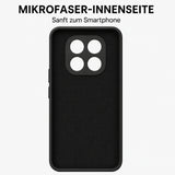 Xiaomi Redmi Note 15 4G / 5G Silicone Pro Silikon Hülle Schwarz – Detailansicht 4