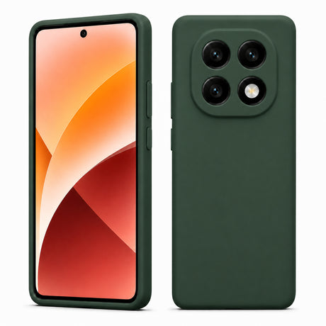 Xiaomi Redmi Note 15 4G / 5G Silicone Pro Silikon Hülle in Tannengrün – Produktansicht