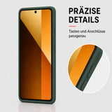 Xiaomi Redmi Note 15 4G / 5G Silicone Pro Silikon Hülle Tannengrün – Detailansicht 3