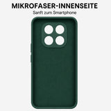 Xiaomi Redmi Note 15 4G / 5G Silicone Pro Silikon Hülle Tannengrün – Detailansicht 4