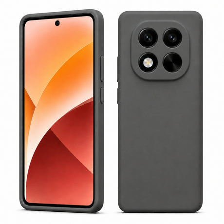 Xiaomi Redmi Note 15 Pro 4G Silicone Pro Silikon Hülle in Anthrazit – Produktansicht