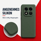 Xiaomi Redmi Note 15 Pro 4G Silicone Pro Silikon Hülle Tannengrün – Detailansicht 1